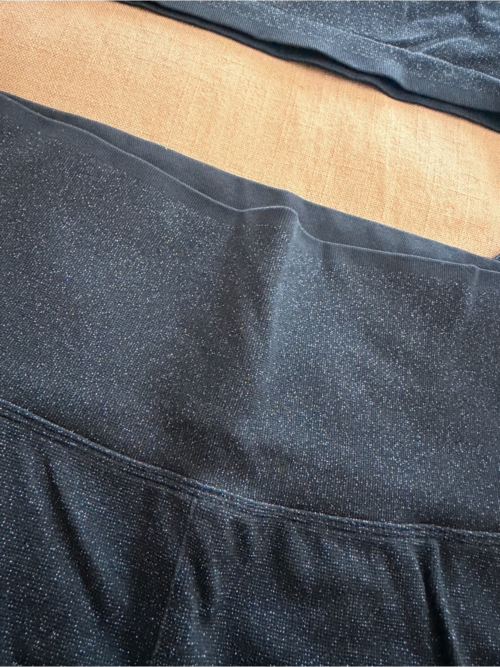 all in motion Black Sparkle Leggings & Bra Set - Size Med - Picture 2 of 7